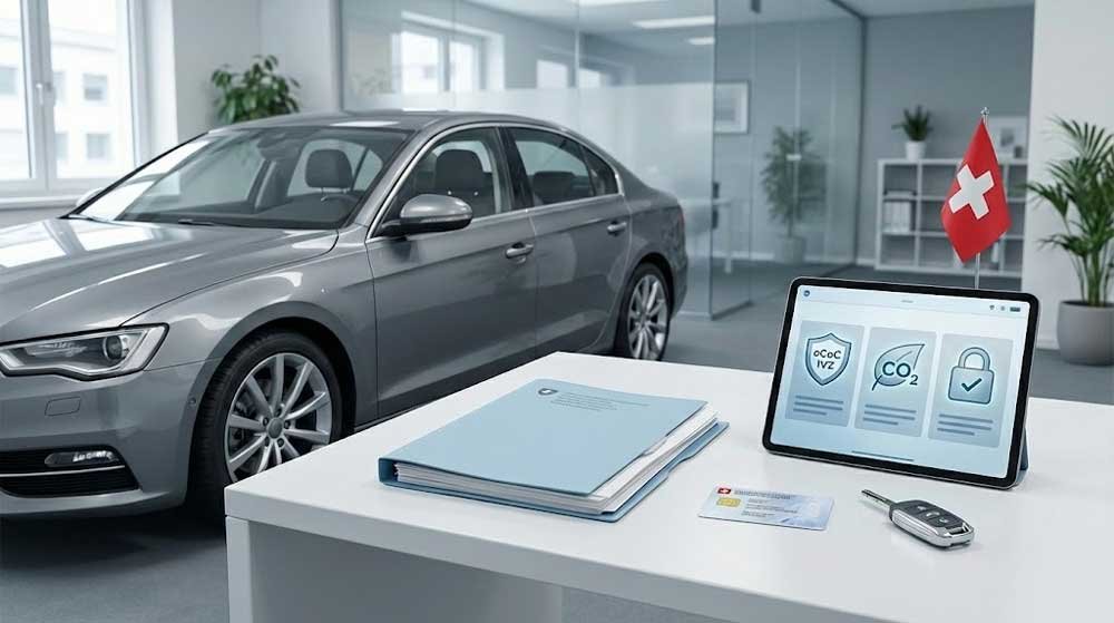 Dokumente beim Autoverkauf in der Schweiz