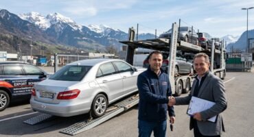 Auto export Schweiz Fahrzeugverkauf mit Transporter und Abholung Autoankauf Export Service